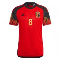 Belgicko Youri Tielemans #8 Domáci futbalový dres MS 2022 Krátky Rukáv